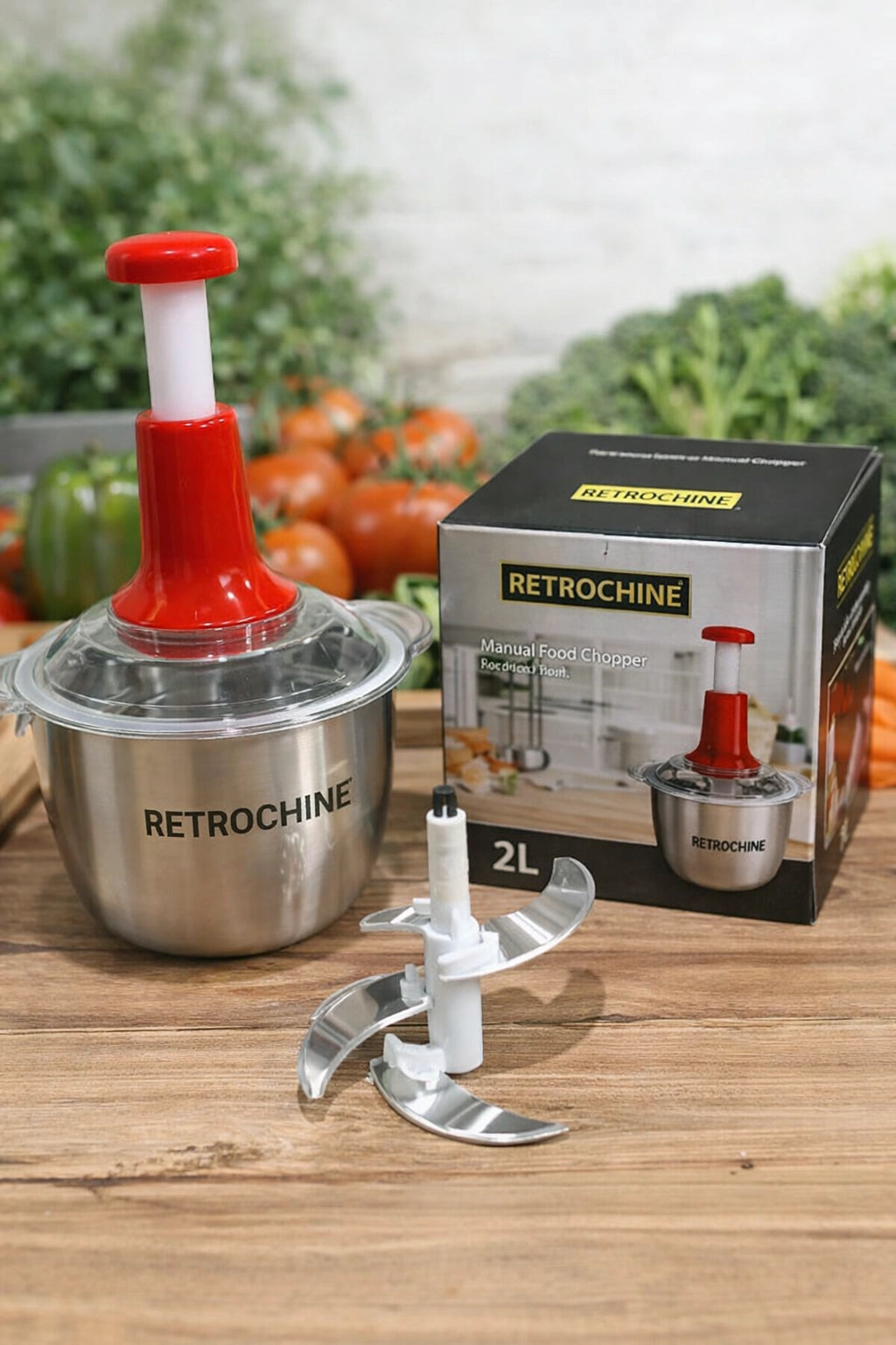 Stainless Steel Manual Food Chopper