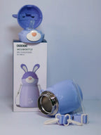 Cille Kids Insulated Water Bottle, 316 Stainless Steel Sippy Cup with Straw