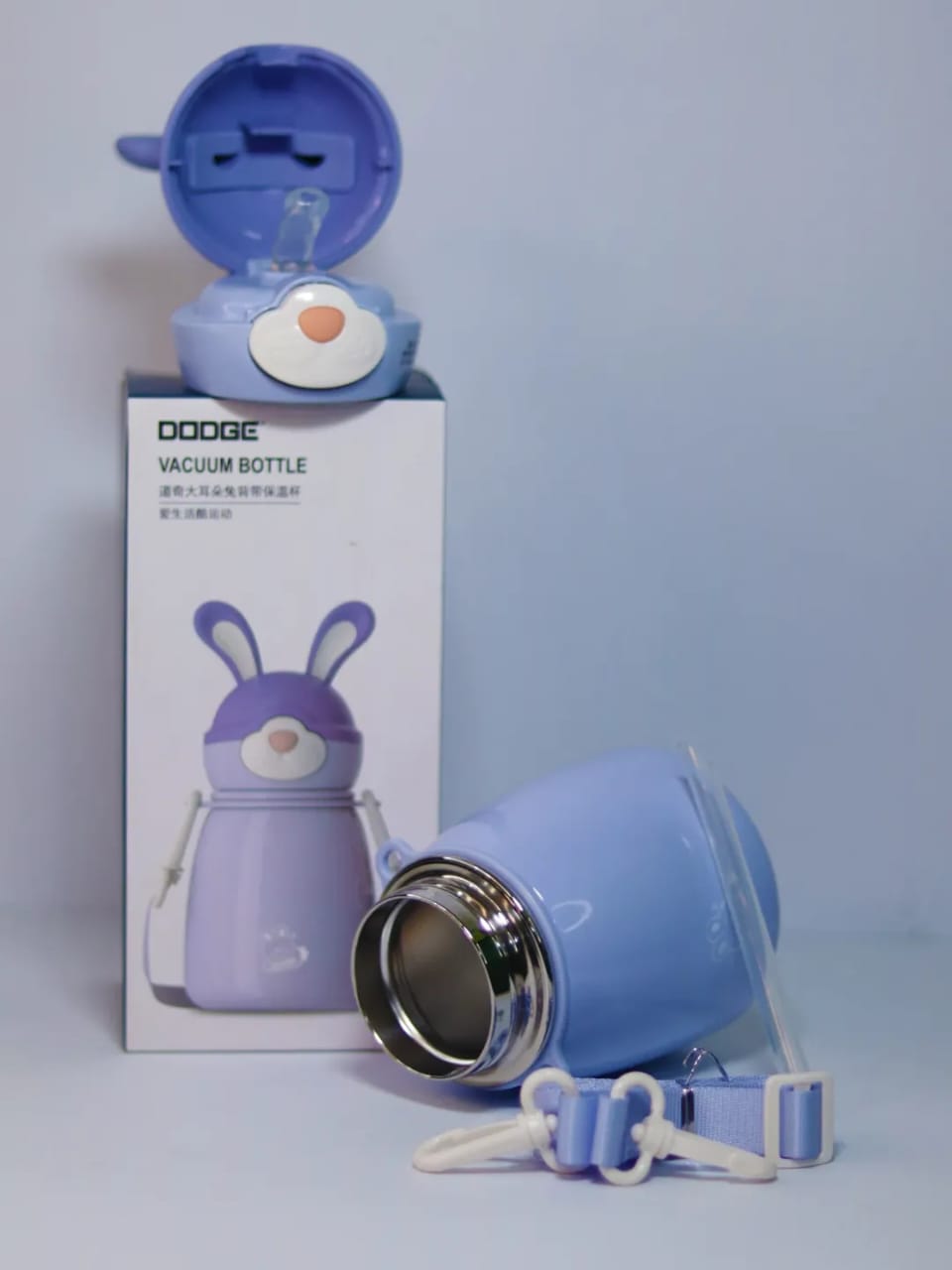 Cille Kids Insulated Water Bottle, 316 Stainless Steel Sippy Cup with Straw
