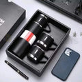 Stainless Steel Vacuum Flask Hot & Cold Thermos Bottle With Cups
