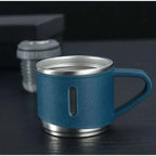 Stainless Steel Vacuum Flask Hot & Cold Thermos Bottle With Cups