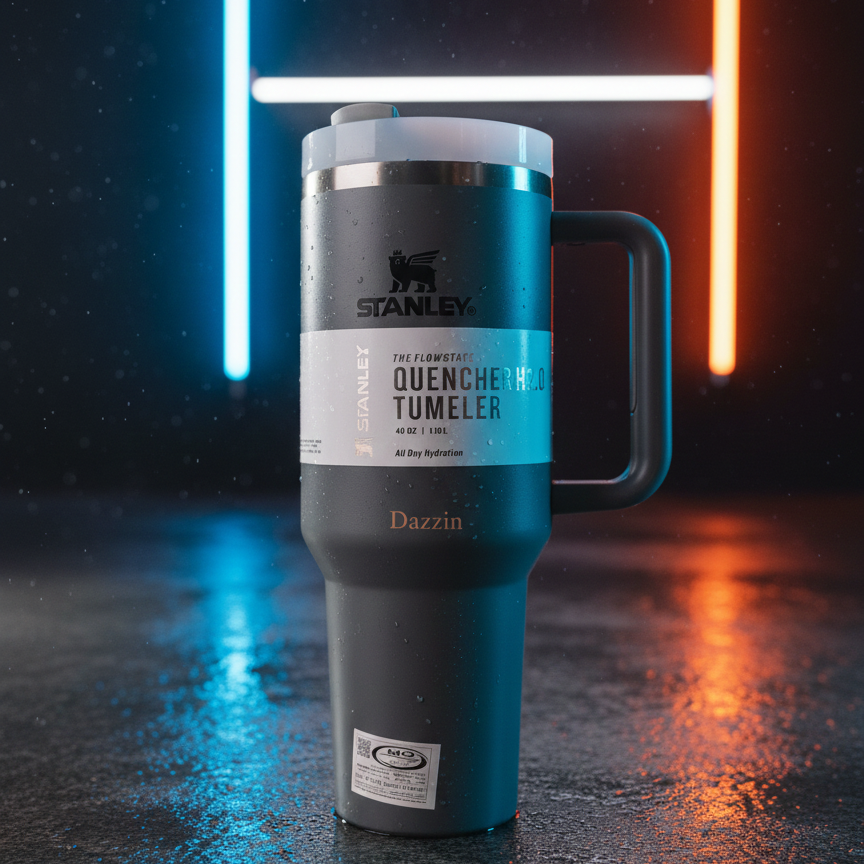 Stanley 40 Oz Leak-Proof Quencher Cup with Straw (1200ML) – Random Colors