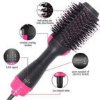 One Step Hair Brush Dryer 1000W Volumizer Straightener Curler