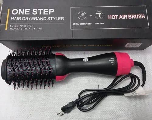 One Step Hair Brush Dryer 1000W Volumizer Straightener Curler