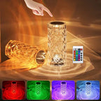 Crystal Diamond Lamp with Remote Rechargeable LED | 16 colours