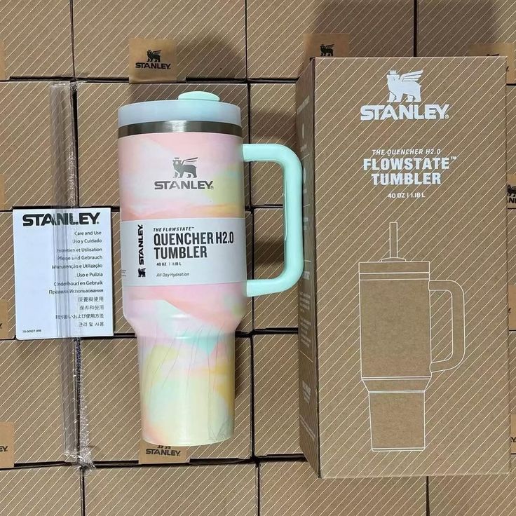Stanley FlowState Tumbler 1200ml Black Marble Cup