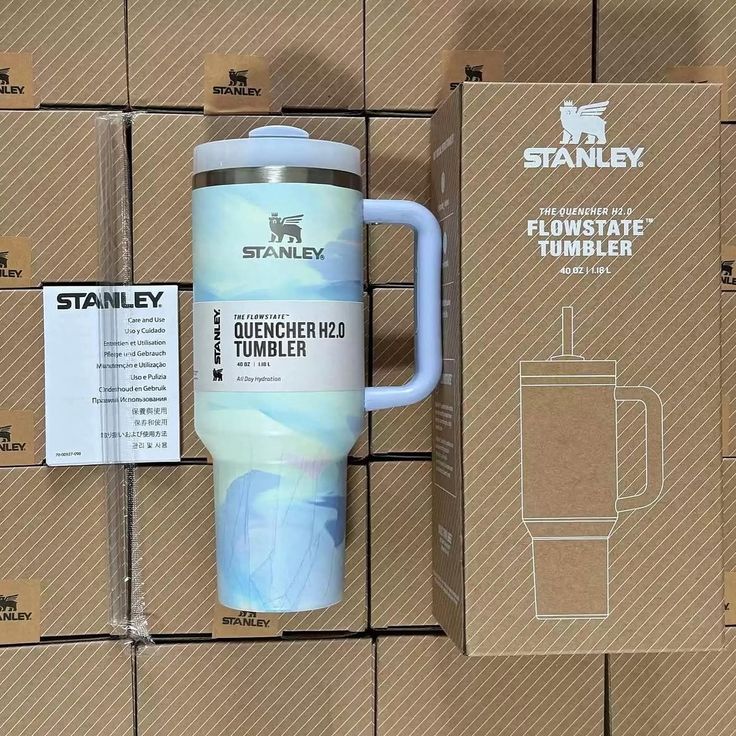 Stanley FlowState Tumbler 1200ml Black Marble Cup