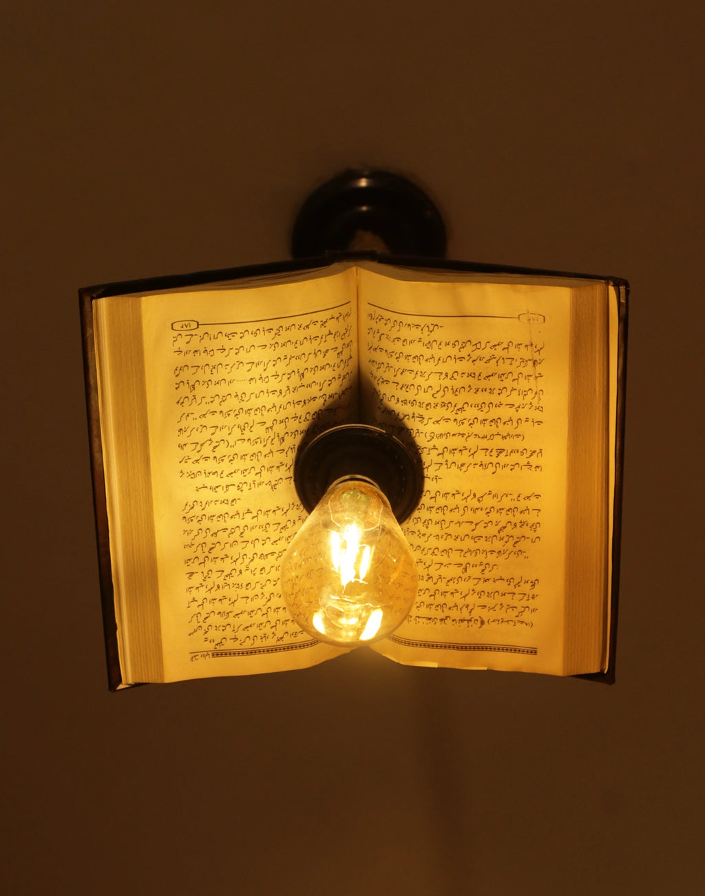 Aesthetic Real Book Hanging Light