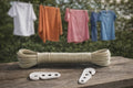 PVC Coated Plastic Hanging Rope Hook Steel Wire Clothes Line