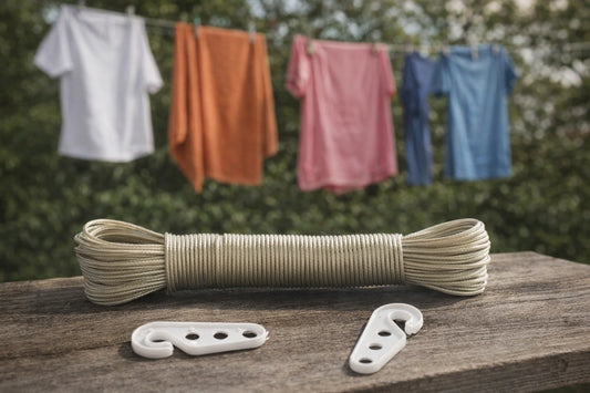 PVC Coated Plastic Hanging Rope Hook Steel Wire Clothes Line