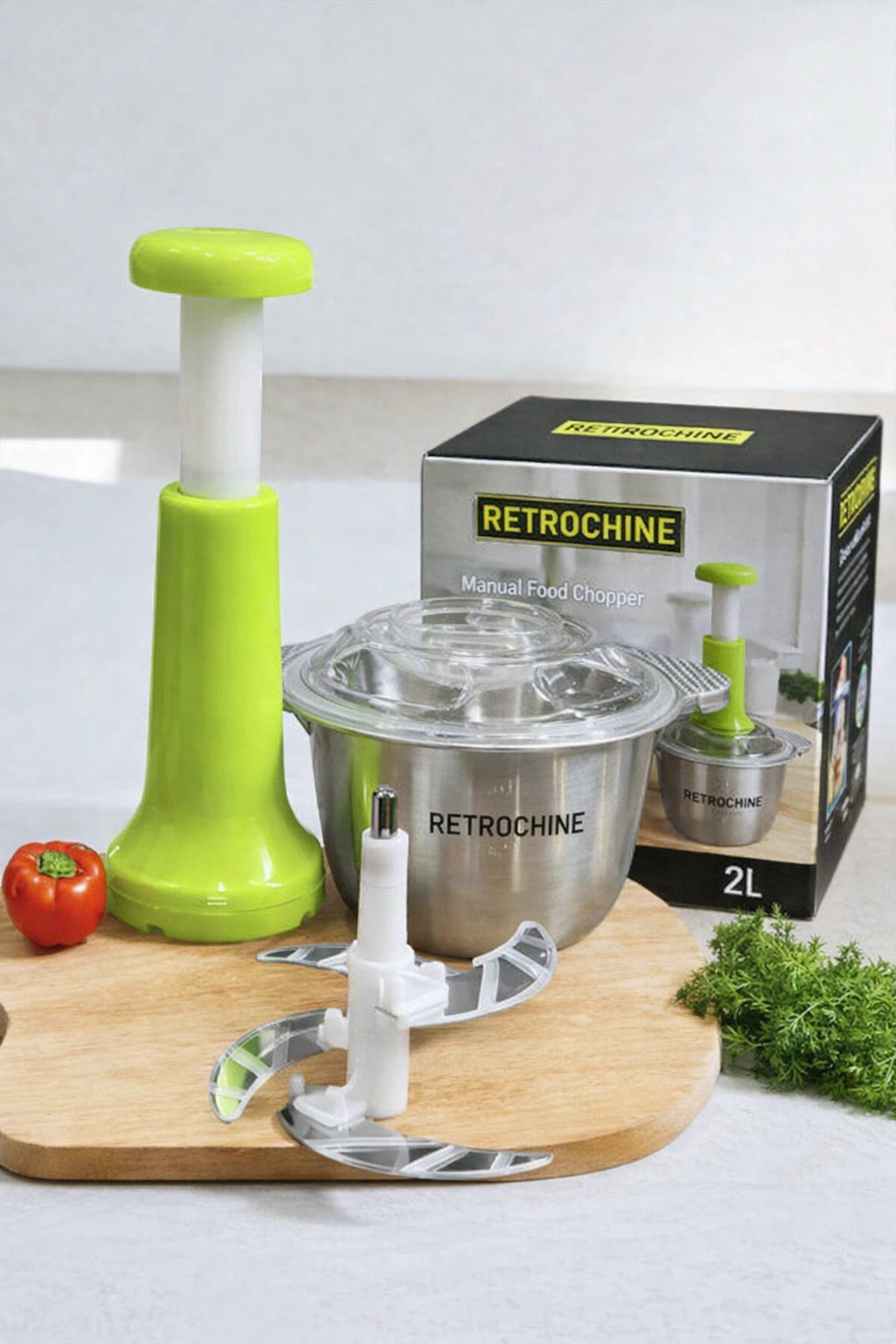 Stainless Steel Manual Food Chopper