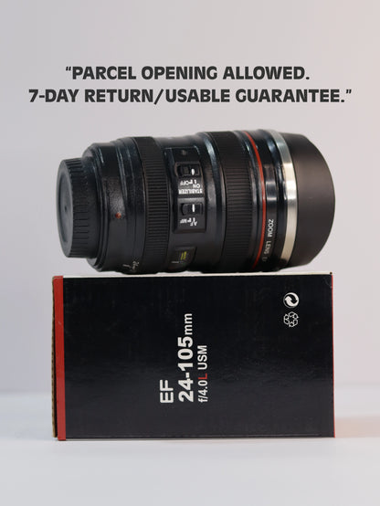 Camera Lens Coffee Mug – Stainless Steel Creative Drinkware