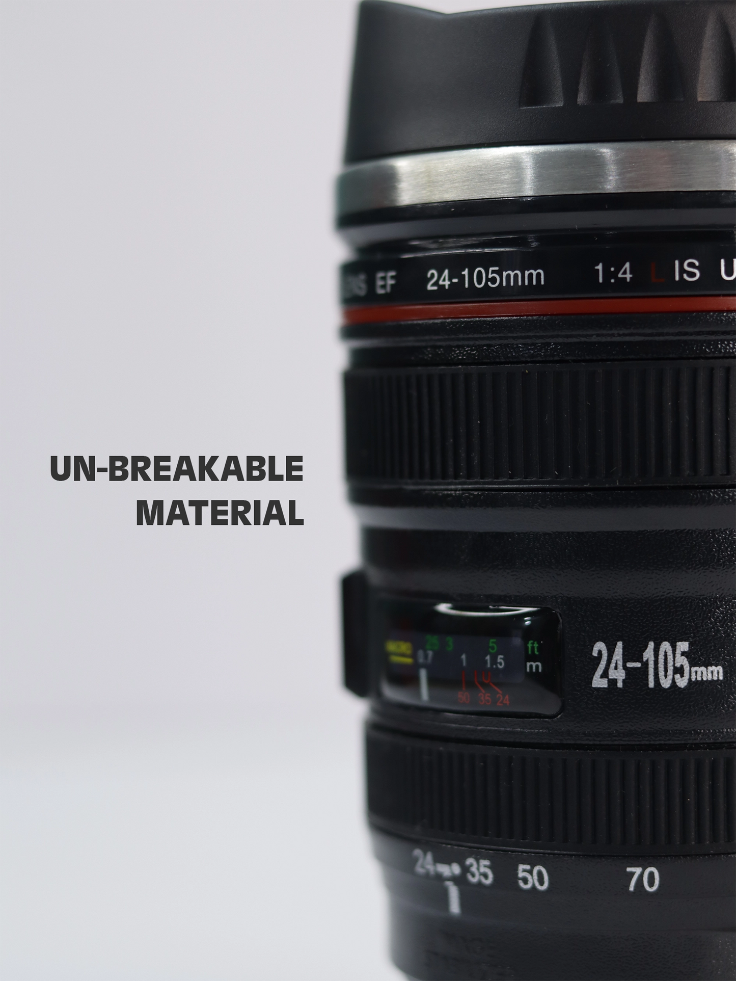 Camera Lens Coffee Mug – Stainless Steel Creative Drinkware