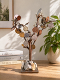 Real Tree with antique coins from different countries
