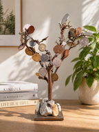 Real Tree with antique coins from different countries