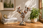 Real Tree with antique coins from different countries