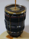 Camera Lens Coffee Mug – Stainless Steel Creative Drinkware