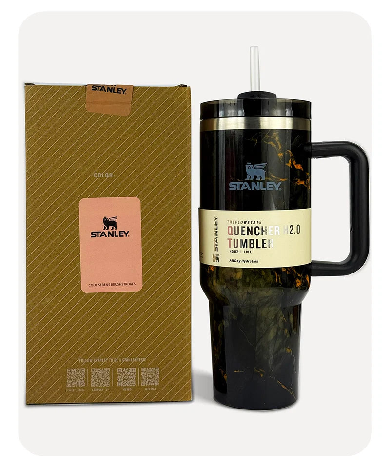Stanley FlowState Tumbler 1200ml Black Marble Cup