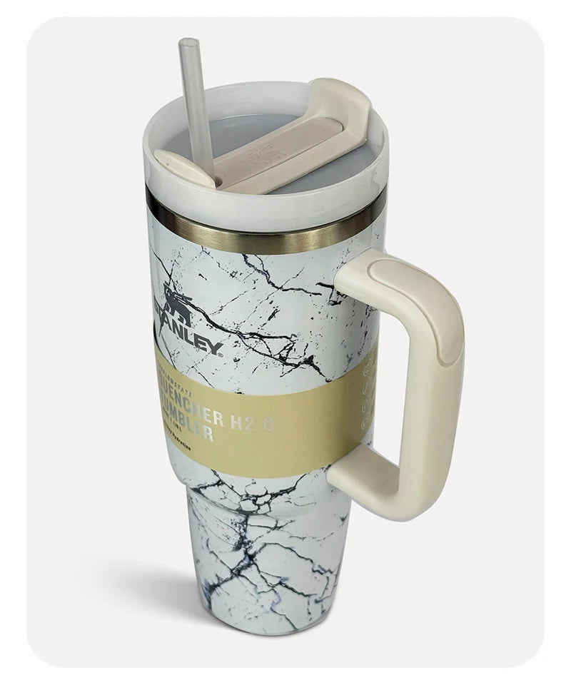 Stanley FlowState Tumbler 1200ml Black Marble Cup